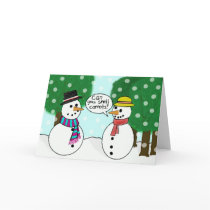 Merry Chistmas Snowmen Can You Smell Carrots