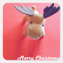 Merry Christmas card Stickers