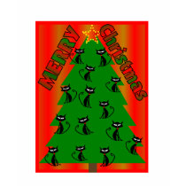 merry christmas CAT TREE t-shirts by gailg1957 merry christmas CAT TREE t-shirts