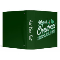 Merry Christmas - Celebrate Jesus' Birthday binders