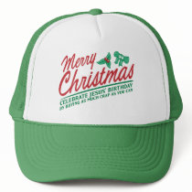 Merry Christmas - Celebrate Jesus' Birthday hats