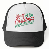 Merry Christmas - Celebrate Jesus' Birthday hats
