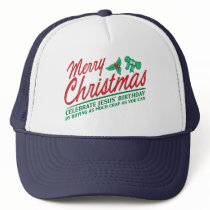Merry Christmas - Celebrate Jesus' Birthday hats