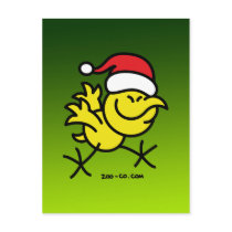 Merry Christmas Chicken Postcards