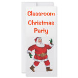 Merry Christmas! - Class Christmas Party Note Customized Rack Card