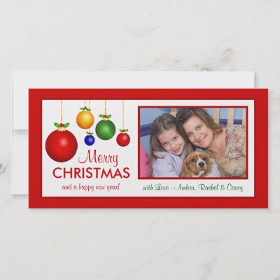 Merry Christmas Classic Holiday Photo Cards