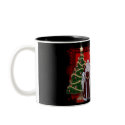 Merry Christmas Classic Santa Designed Coffee Mug by mrssocolov4 Merry Christmas Classic Santa Designed Coffee Mug