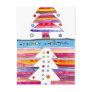 Merry Christmas Contemporary Trees Post Cards