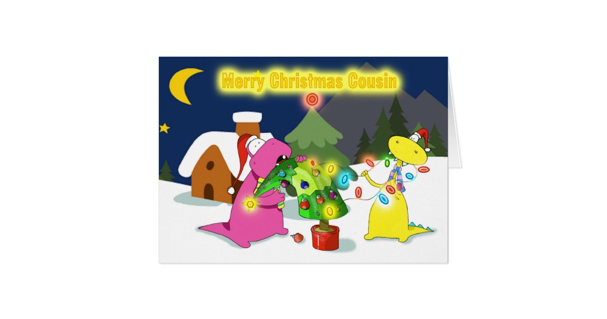 merry christmas cousin card | Zazzle