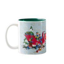 MERRY CHRISTMAS CUP by SHARON SHARPE mugs