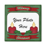 Merry Christmas! Custom Photo Magnet