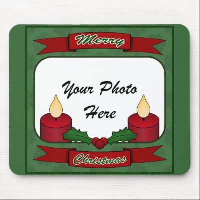 Merry Christmas! Custom Photo Mousepad