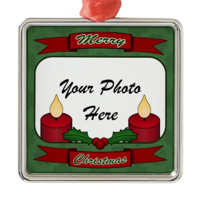 Merry Christmas! Custom Photo Ornament