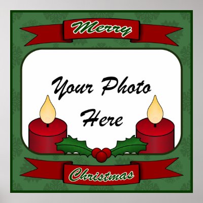 Merry Christmas! Custom Photo Poster posters