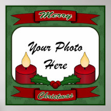 Merry Christmas! Custom Photo Poster
