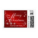 Merry Christmas Custom Postage Stamps by SquirrelHugger Merry Christmas Custom Postage Stamps
