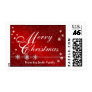 Merry Christmas Custom Postage Stamps