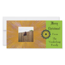 Merry Christmas Customizable Card (2) Photo Card Template