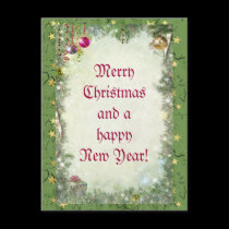 Merry Christmas (customizable) postcards