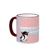 Merry Christmas - Cute Birds Christmas Gift mugs