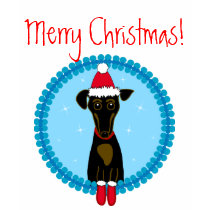 Merry Christmas Dachshund t-shirts