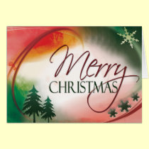 Merry Christmas Design card cards