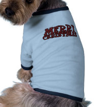 Merry Christmas pet clothing