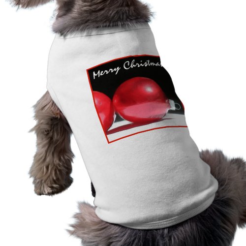 Merry Christmas dog shirt petshirt