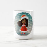 Merry Christmas Doll African Christmas Mug mugs