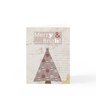 merry christmas doodle card