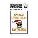 Merry Christmas, Earthlings postage