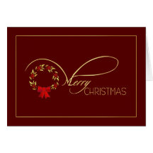 Merry Christmas - Elegant Christmas Cards