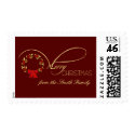 Merry Christmas - Elegant Christmas Postage postage by SquirrelHugger Merry Christmas - Elegant Christmas Postage postage