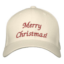 Merry Christmas! Embroidered Hat embroidered hats