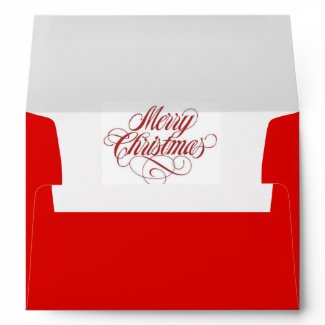 Merry Christmas! Envelope Matches Greeting Card envelope