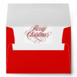 Merry Christmas! Envelope Matches Greeting Card