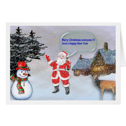Merry Christmas everyone Card | Zazzle
