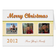 Merry Christmas family photo greeting cards