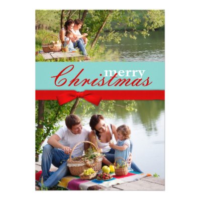 Merry Christmas Family Photo Holiday Card