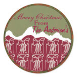 Merry Christmas family sticker