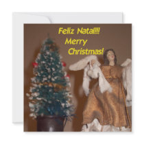 Merry Christmas/Feliz Natal invitations