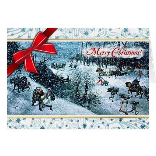 merry christmas fine art christmas greeting card zazzle merry christmas fine art christmas greeting card zazzle