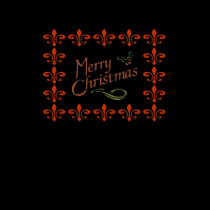 Merry Christmas Fleur De Lis t-shirts