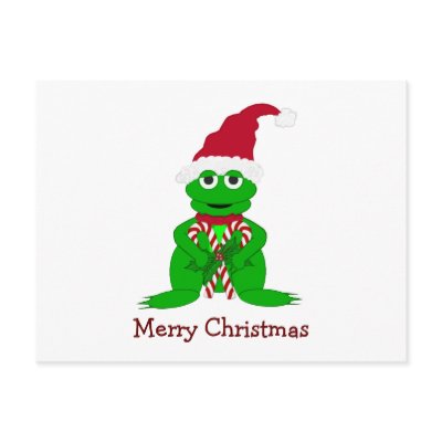 merry christmas frogs 