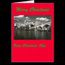 Merry Christmas from Cleveland, Ohio cards