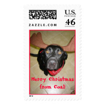 Merry Christmas from Coal! postage by blewise Merry Christmas from Coal! postage
