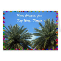 Merry Christmas from Key West, Florida Greeting Cards