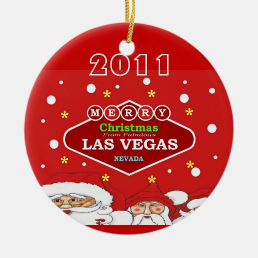 merry christmas from las vegas ornament zazzle merry christmas from las vegas ornament zazzle