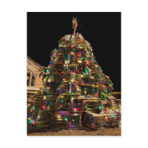 Merry Christmas From Maine Postcard