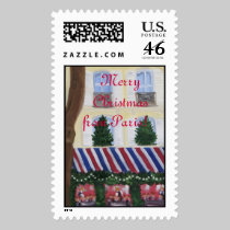 Merry Christmas from Paris stamps